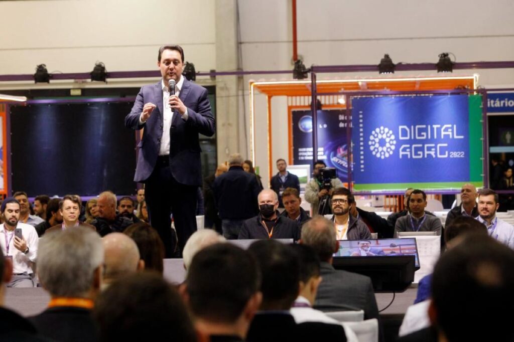 Ratinho Junior destaca avanços tecnológicos no campo na abertura da Digital Agro 2022