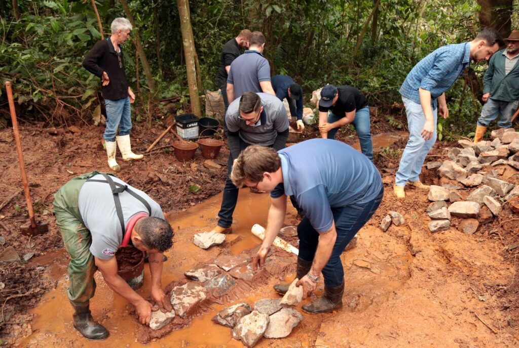 Dia de Cooperar realizou recuperação de nascente no interior de Maripá