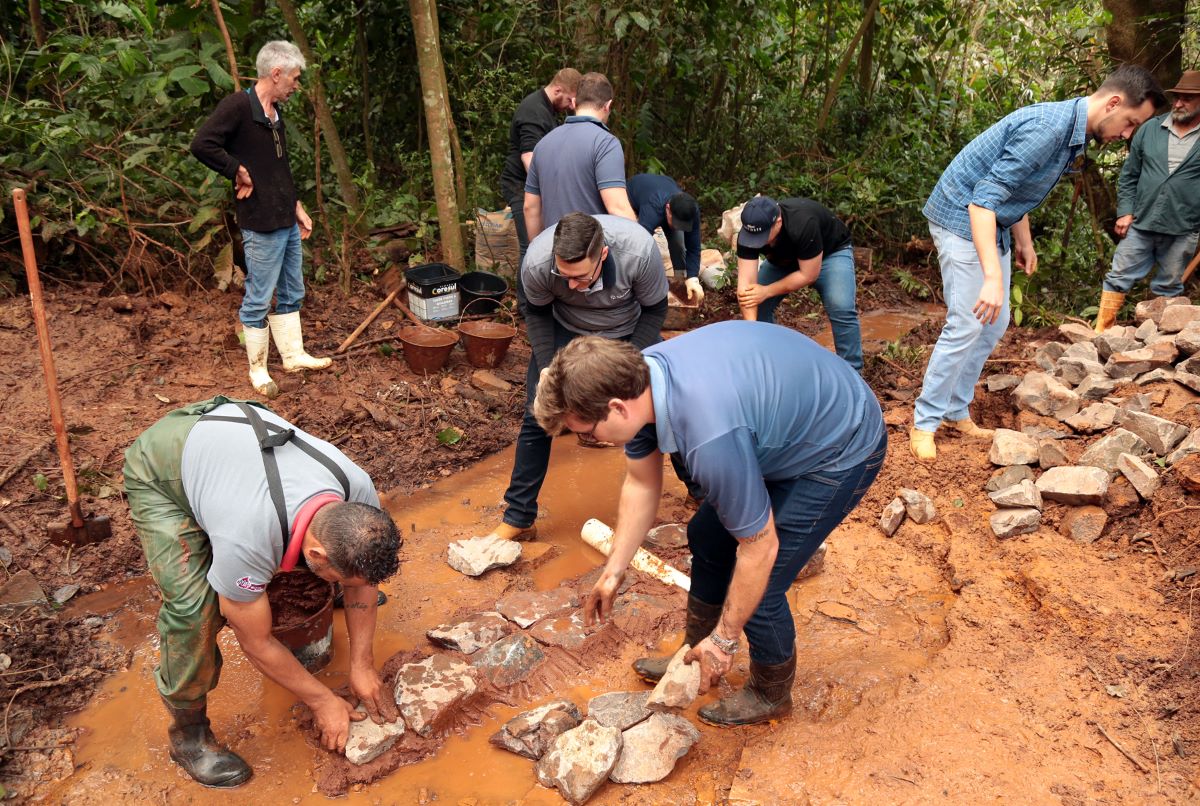 Dia de Cooperar realizou recuperação de nascente no interior de Maripá