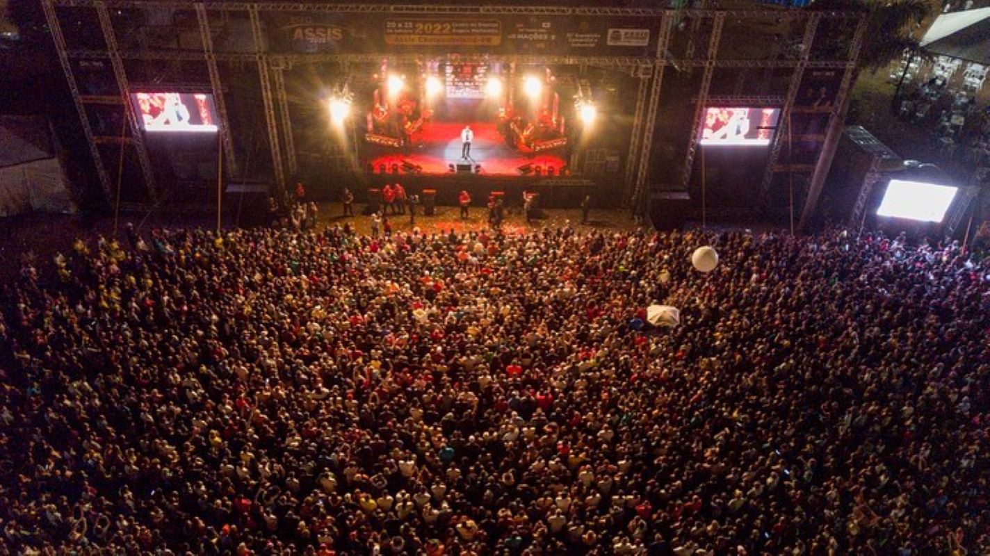 Abertura da Expo Assis é transferida para sexta-feira e show do cantor Leonardo será na segunda