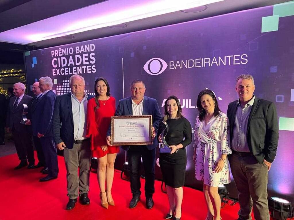 Santa Terezinha de Itaipu vence a categoria nacional do Prêmio Band Cidades Excelentes na categoria Sustentabilidade