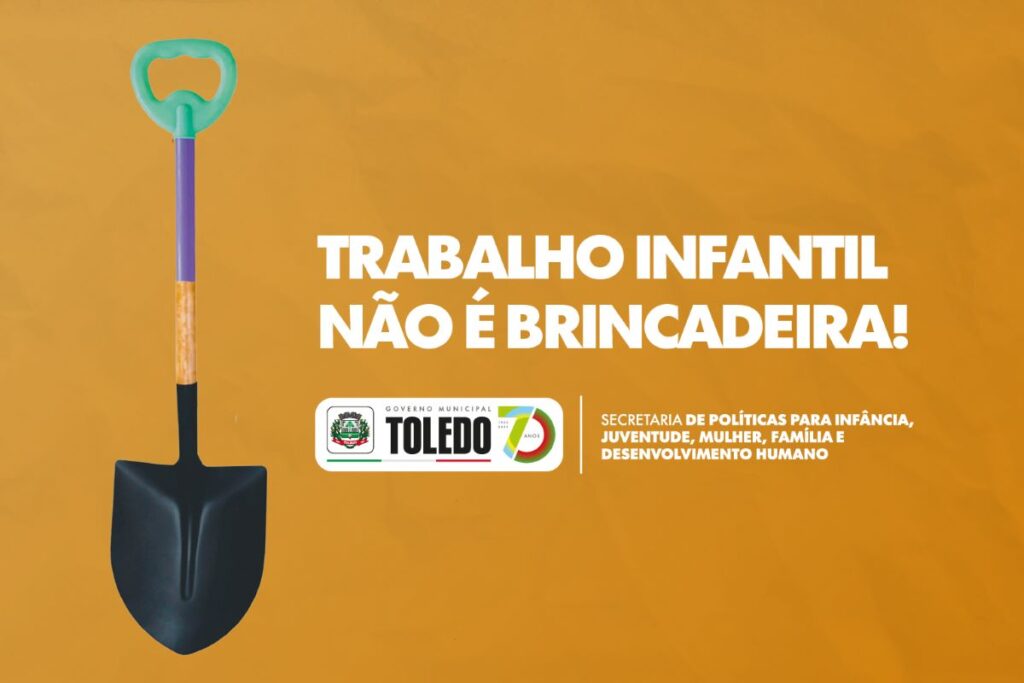 Lançado em Toledo e-book “Trabalho infantil não é brincadeira”